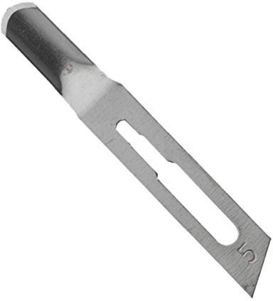 LAME INOX SGORBIE STERILI BOX 50 PZ. N° 5