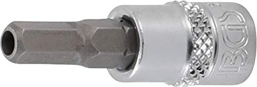 BGS 5156-5 - Douille à embouts - Empreinte carré femelle 6,3 mm (1/4) - six pans femelle avec alésage 5 mm