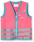 Wowow Unisex Kinder Crazy Monster Reflexweste, Rosa/Silber, L