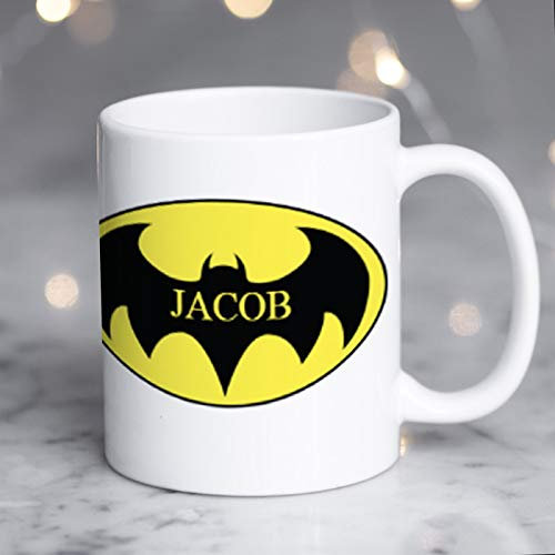 Thoughtful Gifts Batman Mug Personalised Batman Mugs for Men Boys or Any Batman Fan Birthday Christmas Presents Gifts