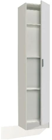 Armoire multi-usages 1 porte H cm 180 x L 37,2 x P 37 cm