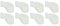 Zerodis Accesorios duraderos para Lavadora, 2 Juegos de Piezas de Repuesto del Kit de Lavadora Compatible con Whirlpool para Lavadora 285770/80040