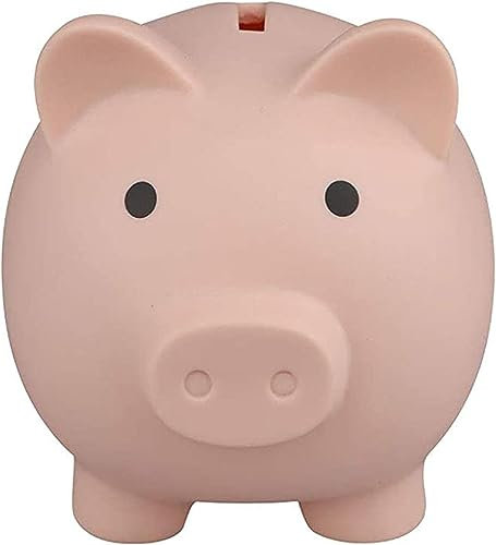 WSADZXC77 Niedliches Sparschwein Plastikschwein Geldbank Erwachsene Sparschwein Mini Kleines Schwein Sparbüchse Münzbank Plastik Spargeldschachtel Für Jungen Mädchen Kinder A