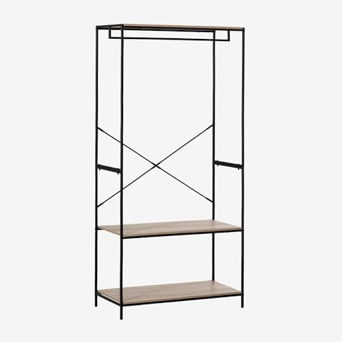 SKLUM Offener Schrank mit Regalen aus Holz und Metall Baxter -