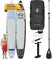 Capital Sports Aufblasbares SUP Board Set, Touring SUP Board mit Fiberglas Paddel, Stand Up Paddling Board für Kinder & Erwachsene, Paddle Board Aufblasbar mit Tasche & Pumpe, 427cm / 14ft