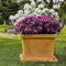 Decorspace Vase carré en résine pour extérieur « Made in Italy » (40 cm, terre cuite)
