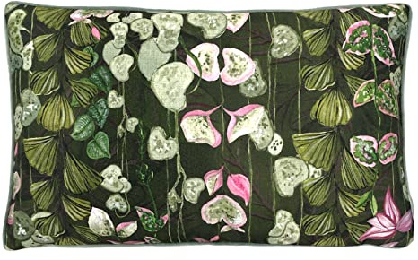 Paoletti Veadeiros Polyester Filled Cushion, Polyester, Cotton, Pink