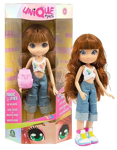 Giochi Preziosi Unique Eyes, Puppe 25 cm – Kollektion Schmetterling – Sophia, mit Blick auf Dich folgt den Augen, mit Kleidung, Frühling, Sommer, Spielzeug für Kinder ab 3 Jahren, MYM444