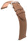 diloy Lederarmband für Dresswatch – Rindsleder ohne Nähte, gepolstert, minimalistisches und elegantes Design, Edelstahlschließe – Größen 12mm, 14mm, 16mm, 18mm, 20mm, 22mm 301 Beige 16mm