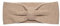KNITAS Doppellagige Damen Stirnband aus Merino Kaschmirwolle I Winter Strick Haarband Ohrenwärmer Frauen Breites Kopfband I Einen Romantischen Look mit Einem Band - in der Farbe Beige - Einheitsgröße