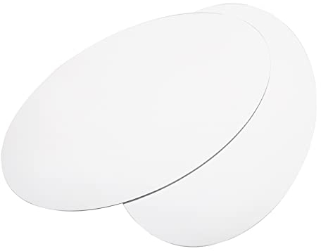 DECHOUS 4 Stück Wandaufkleber Wand mit Spiegeleffekt ovaler Kosmetikspiegel bürodeko büro Dekoration 3D-Aufkleber Rahmenloser Wandspiegel Selbstklebende Spiegelaufkleber Kleiderschrank