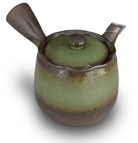 Authentische japanische Banko-Yaki-Teekanne – Blumenform-Serie – traditioneller eiseninfundierter Ton, wärmespeichernd, leicht, violetter Ton-Sencha-Teekanne, elegantes Design, verbessert den