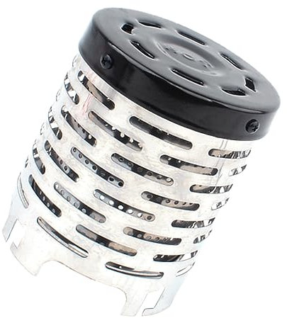 Happyyami kleine Heizung Abdeckung des Heizofens tragbares Zelt Propan Zeltheizung einziehbares Schwert Zubehör für tragbare Herde Heizofen Gehäuse Camping Ofenzubehör