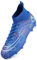 PiDaGlobal Football Boots Men's High-Top Spikes Outdoor Astro Turf Trainers Cleats Professional Competition Athletics Sneakers Teenager Breathable Soccer Shoes Unisex 1UK Blue