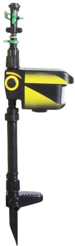 Garden Protection Motion Activated Sprinkler System - Animal Deterrent, Solar Animal Repeller, Water Jet Scarecrow, 57x17.5x6.5cm