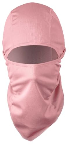OcioDual Sturmhaube 6 in 1, Hellrosa Mütze Herren, Gesichtsmaske Airsoft, Wintermütze Herren, Schlauchschal, Halstuch Herren, Maske Winter Sturmhaube Motorrad, Fahrrad, Balaclava Ski, Durag