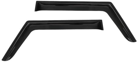 Siuku Auto Windabweiser Kompatibel mit Jeep für Wrangler 2/4-Türer JK 2007–2018 für JL 2018–2022 Seitenfensterabweiser Wetterschutz Wind Regen Schatten Visierschutz(for JK 07-18 2 Door)