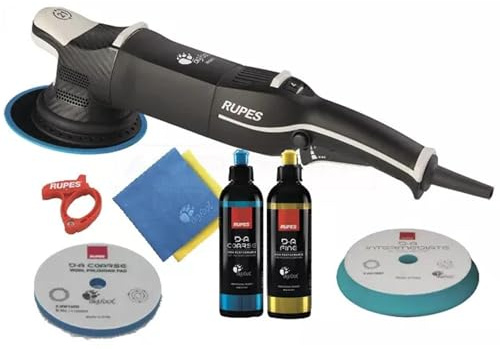 RUPES LHR21V BigFoot Random Orbital Electric Polisher Detailing Mop - BAS KIT - New Mark 5