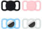 Tunejoy Étui de Protection Compatible avec Airtags Coque de Silicone pour Airtag pour Animaux de Compagnie Housse de Protection pour Airtag Anti-Chute 4 Pièces