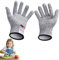 flintronic Guanti Anti Taglio, Guanti da Lavoro Resistenti al Taglio, Certificato EN 388 Protezione Livello 5, Guanti da Giardinaggio, Guanti da Cucina, Sottili e Leggeri, Lavabili, Bambino XXS