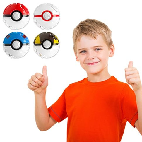 GACUT Wirf Ball,4 Stück Spielzeugball mit Figur,Anime-Charakter Kinderspielzeugball,Bälle zum Werfen für Kinder, Mini-Figuren-Set, Geschenke für Jungen und Mädchen