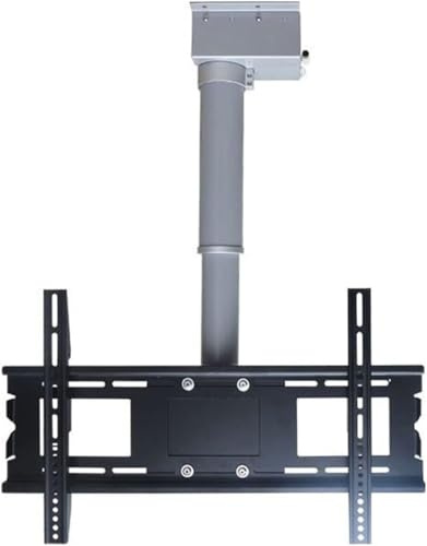 Electric Ceiling TV Mount, Motorised TV Bracket, Adjustable Ceiling TV Mount Bracket, With Remote Control Motorized TV Stand(30cm)