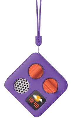 Yoto Mini Adventure Jacket in Grape Soda (Purple) with Matching Wrist Lanyard – Accessory for Kids Mini Audio Player, Anti-Slip Silicone Skin Cover, Fitted Protective Sleeve Case