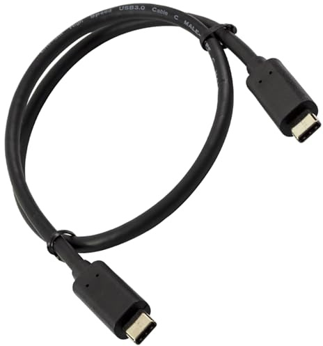 Lite-am 1.7m USB C to USB C Fast Charging Black Cable Charge & Data Sync Lead For Samsung Galaxy S21 FE 5G S21 Ultra