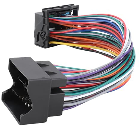 KIMISS MQB-Verlängerungskabel für Autoradio, 52-poliger Quadlock-Stecker-Adapter, Kompatibel mit A1 – 23 cm Kabelbaum