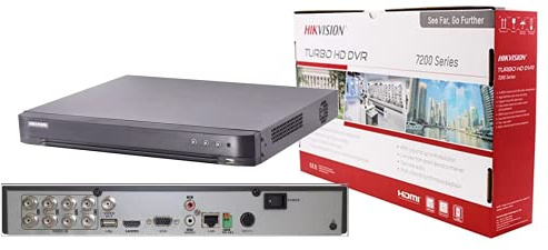 Hikvision Digital Technology DS-7208HUHI-K2 videoregistratori virtuali Nero