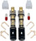 Pro Parts Plus 1225-2-PPP Doppeldicht-Kartuschen--Set (2 Stück) â€“ passend für Einhand-Armaturen/Duschen â€“ bleifrei â€“ Innenschaft aus Messing mit Montageanleitung
