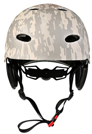SM SunniMix Professioneller Wassersport Schutzhelm Zum, Kanu, Wakeboarden Und Wasserski 2 Farben Optional, Digital Camo, L