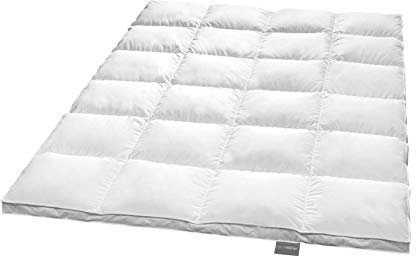 Traumnacht Exklusiv extra warme Daunendecke mit neuen weißen Daunen (90%) und Federn (10%), DIN EN 12934, 135 x 200 cm, Down Pass und Öko-Tex zertifiziert, produziert nach deutschem Qualitätsstandard