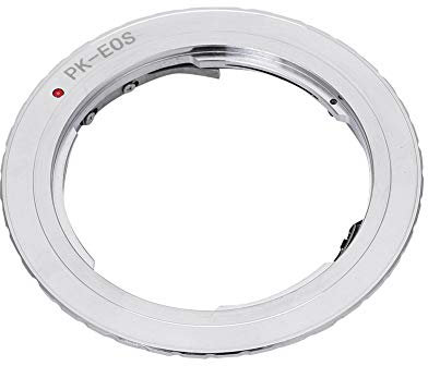 143 PK-EOS Lens Mount Adapter, Camera Lens Adapter Ring with Electric Contact, PK to Mount Lens Adapter for Pentax K Mount Lens to for EOS/EF Mount Cameras