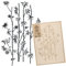 NAKLEO Pochoir de Fleurs pour Peinture Murale Grand Format 43x64cm, Modèle en Plastique et Réutilisable, Bambou Lignes Grimpeur Plante, DIY Bricolage Artisanat Décoration a Peindre, Bois Tissu Mueble