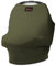 Milk Snob Original 5-in-1 Luxe Bezug – Multifunktionale Babytrage mit Stilltop-Funktion | Stilltuch für unterwegs, Kinderwagen Sonnenschutz, Bezug für Babyschale, etc. (Olive)