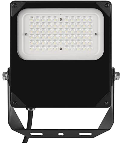 EMOS LED Strahler PROFI PLUS NARROW 50W, IP66 wasserdichtes Flutlicht für Feuchträume, Innen und Außen, Helligkeit 5500lm, Neutralweiß 4000K, CRI>80, Lebensdauer 50000h, 5 Jahre Garantie