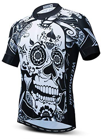 Hotlion Herren Radtrikot MTB Jersey Sommer Kurzarm Rennrad Shirts, Cf0358-sj, L