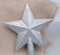 MYUBWTF Silber Mini Weihnachtsbaum Spitze 9 Zoll Hohl Pentagramm Baum Ornament Einsatz Weihnachtsbaum Ornament Weihnachtsbaum Topper für Weihnachtsdekoration oder Heimdekoration