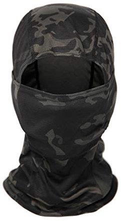 ZHjuju Camo Gesichtsmaske,Balaclava Tarnung Vollmaske Winddicht Leicht Balaclavas Sturmhaube UV-Schutz Sturmhaube für Herren Damen Outdoors Sport Motorrad Fahrrad Ski Jagd Militär Taktischer Helm