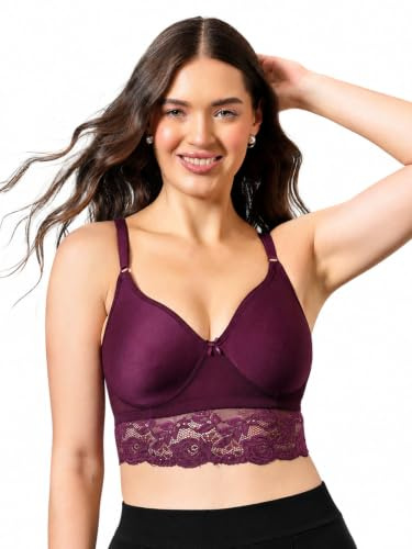 Clovia Women's Cotton Unpadded Non-Wired Full Cup Bralette Bra