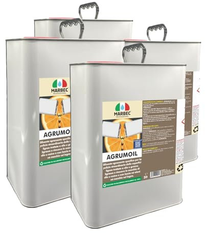 MARBEC AGRUMOIL 5LTX4PZ Diluente sgrassante per legno in d-limonene