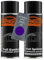 TRISTARcolor Autolack Spraydosen Set für Datsun/Infiniti/Nissan LX0 Midnight Purple III Metallic Grundlack Basislack Sprühdose 400ml