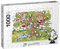 puzzleYOU: Puzzle 1000 Teile „Sheepworld Baumhaus“