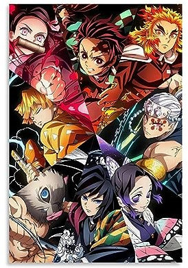 KHAMEO Demon Slayer Nezuko Tanjiro Anime Poster1 (30) Leinwand Poster Dekorative Malerei Leinwand Wandposter und Kunstdruck Moderne Familie Schlafzimmer Dekor Poster 20 x 30 cm