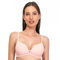 SÌèLEI, Reggiseno con Coppe Graduate Senza Ferretto, Realizzato in Cotone Biologico, 100% Naturale, Designed in Italy, Color Rosa Melange, Taglia 3B