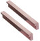 2 Stück Möbelgriffe L Form Küchenschrank Schrank Türgriff Aluminiumlegierung Zugknöpfe Kommode Schubladengriff Stangengriff Küchenschrank Ziehgriffe Knauf,Roségold (Hole distance 64mm)