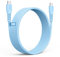 USB C to USB C Long Charger Cable 60W STRONG Braided C to C Cable Fast Charging Type C Data Lead Compatible with iPhone 15, iPad Pro 2022, iPad Air 4/5, Samsung S24/S23/S21/A54/A14, Honor, Switch [3M]