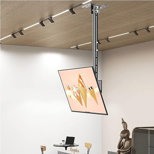 tv mount,hang smart tv mount, 360 Deg Rotation Tilt Swivel TV Mount, Ceiling TV Mount, Fits 26-60 Inch TVs, VESA Max 400x400mm, Load 50Kg/110Lbs (Size : 4M) (Size : 4M)