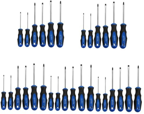 OSALADI 30pezzi Cacciaviti Magnetici Per Riparazioni Domestiche Utensili Pratici Per Auto e Manutenzione Elettrica Design Portatile e Manico Ergonomico Facili Da Trasportare e Utilizzare
